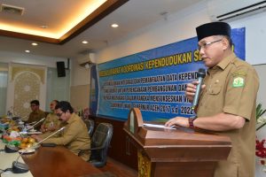 Wagub Buka Rakor Kependudukan Se Aceh 2