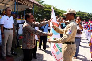 dengan pelepasan Kirab Pemuda 2017 dengan pawai mengelilingi Kota Lhokseumawe