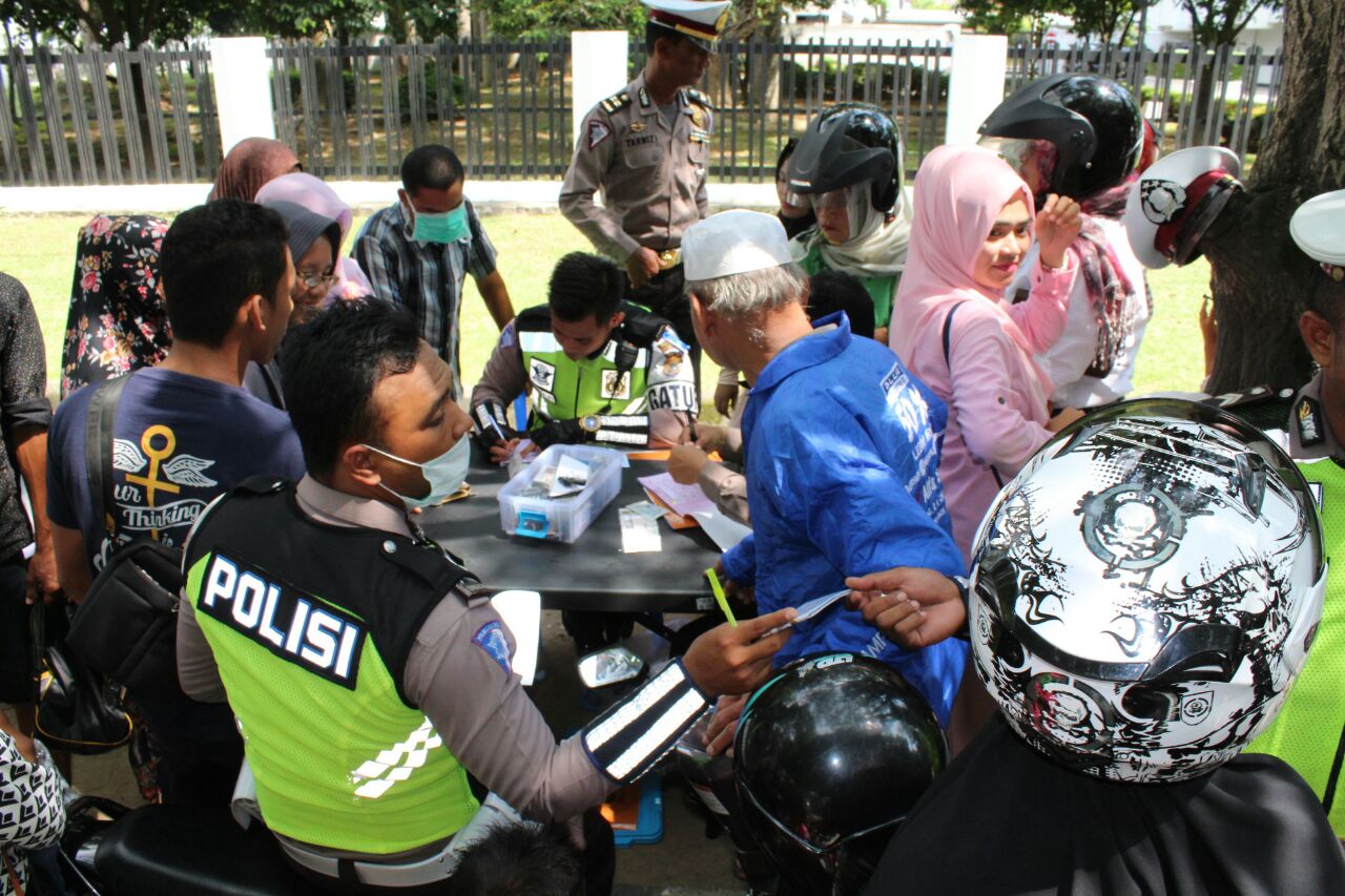 Pengedara yang terkena razia Operasi Zebra 2017 Polres Lhokseumawe