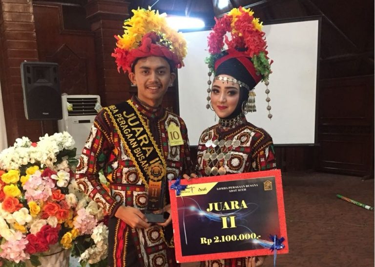 Aceh Tengah Raih Juara Dua Lomba Busana di PKA - Spirit News