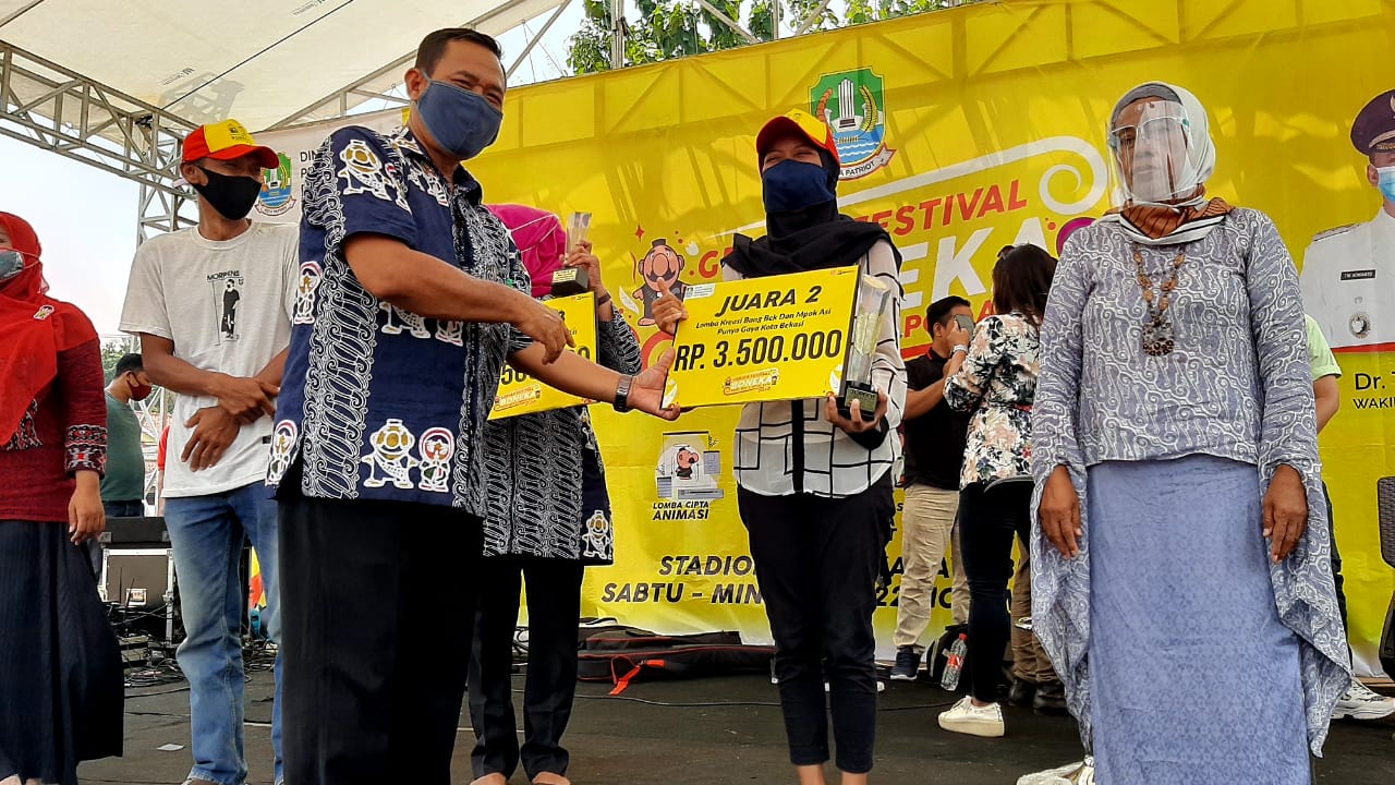 Ini Pemenang Festival Boneka Maskot Kota Bekasi