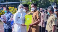 Bupati Karawang Lepas ASN Purnabakti dan Melantik Pejabat Baru