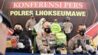 Dua Kurir Sabu Ditangkap, Polisi Sita Amankan Kilogram Barang Bukti