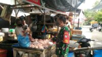 Pasca Lebaran, TNI Cek Harga Sembako di Pasar Tradisional