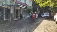 Sasar Simpul Keramaian, Gugus Tugas Covid-19 Purwakarta Massif Lakukan Disinfeksi