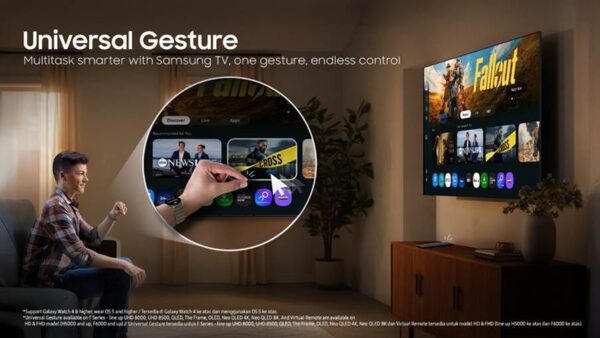 Tanpa Remote, Kontrol TV Samsung Pakai Gerakan Tangan